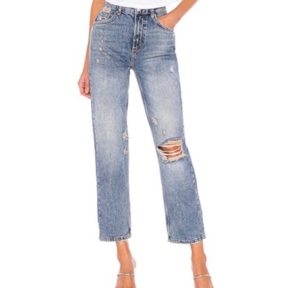 We The Free • Dakota Straight Leg Distressed Jeans - Picture 3 of 15
